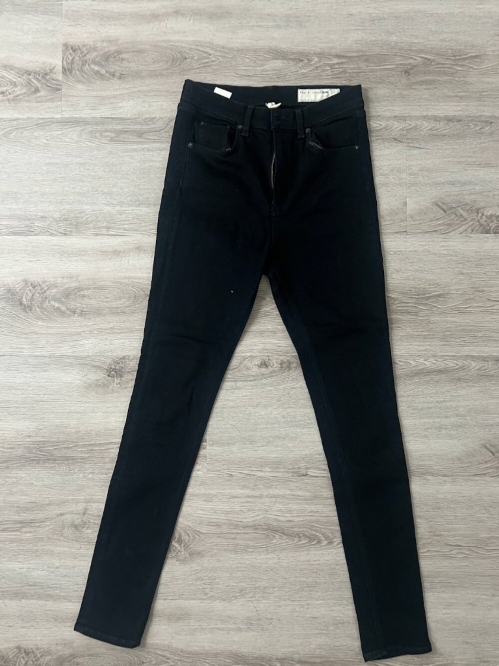 Rag & Bone/JEAN Black Skinny Jeans — Size 27